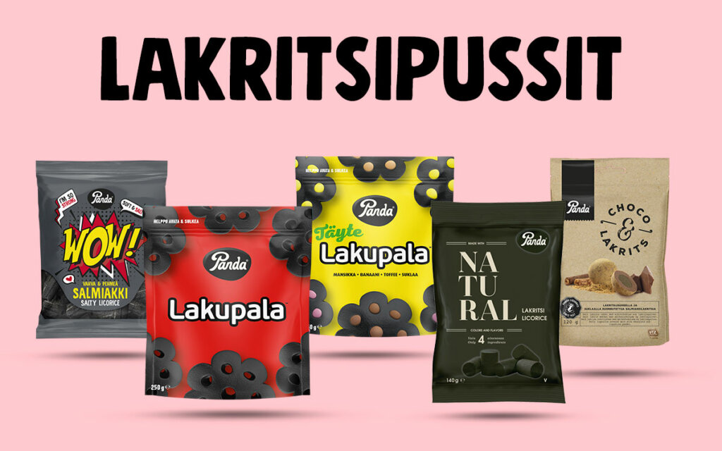 Panda lakritsipussit