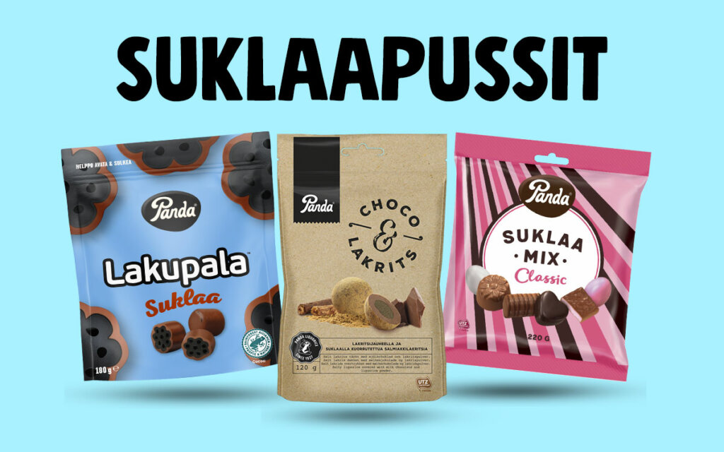 Panda Suklaapussit