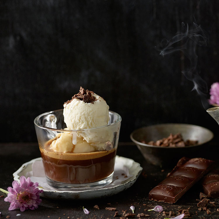 Caffe affogato