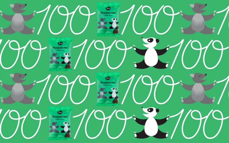 Panda 100v Hukkapussi -kuosi