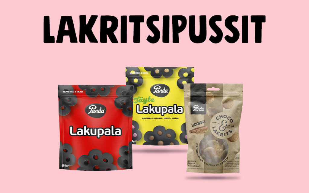 Panda lakritsipussit