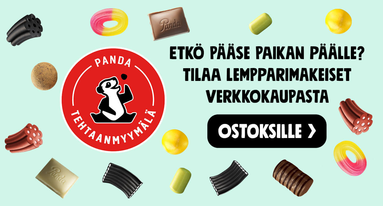 Verkkokauppabanneri tehtaanmyymälä