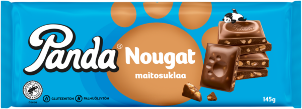 Panda nougat maitosuklaa 145 g