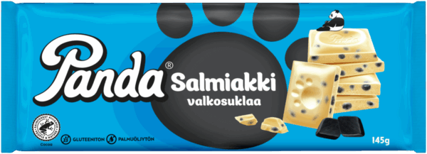 Panda Salmiakki valkosuklaa 145 g