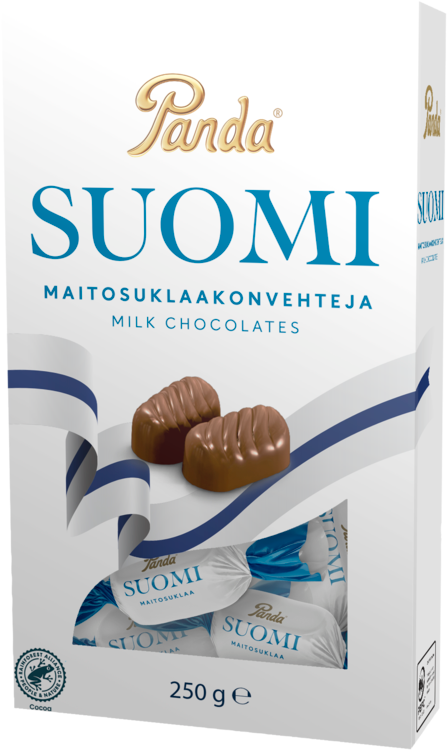 Panda Suomi Maitosuklaa 250 g