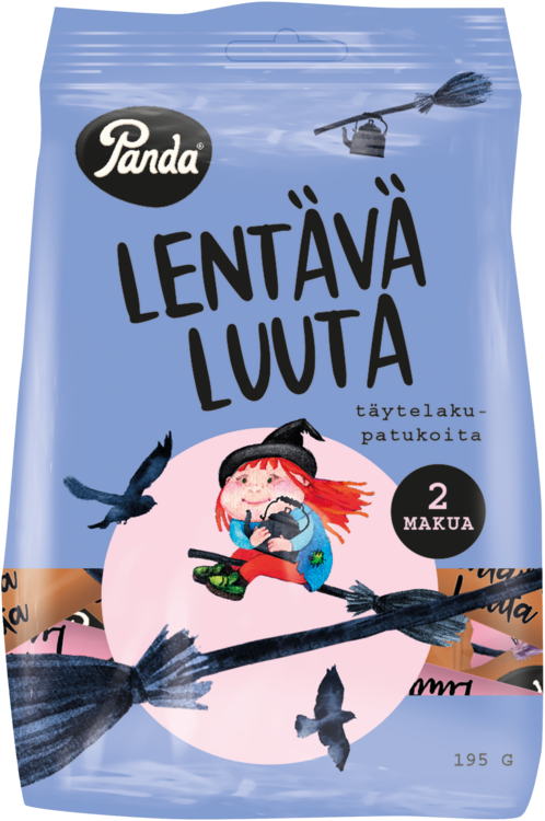 Panda Lentävä Luuta lakritsi 195 g