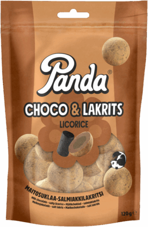 Panda Choco & Lakrits 120 g